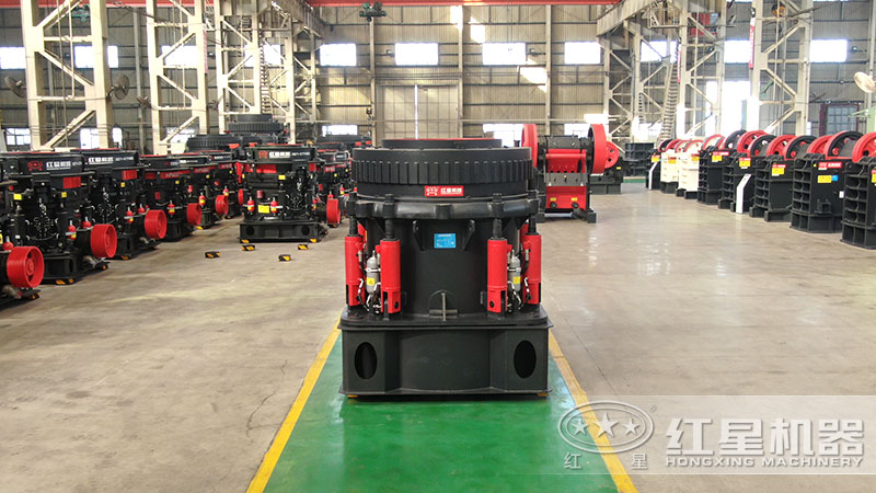 300型圓錐破碎機(jī)型號及參數(shù)，一小時能生產(chǎn)多少噸石子？
